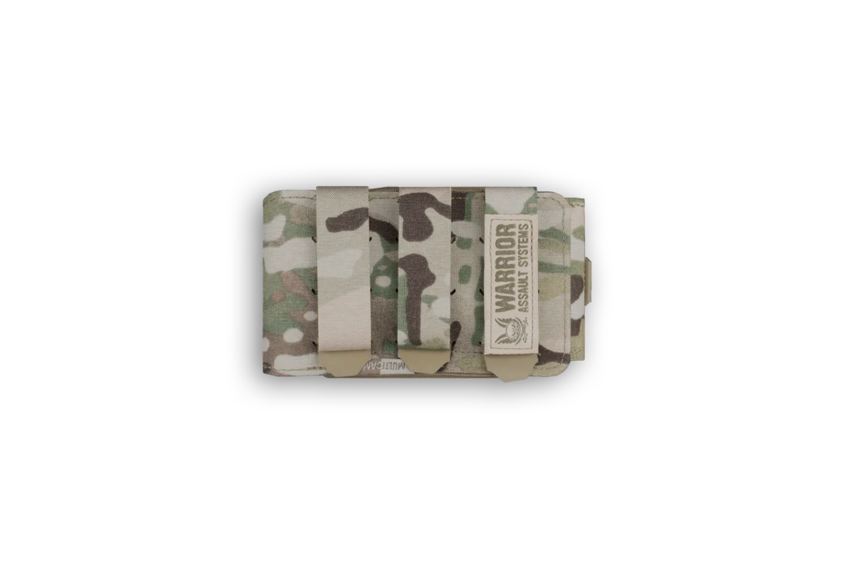 Warrior Assault Systems Laser Cut Small Horizontal Individual First Aid Kit - MultiCam - Back