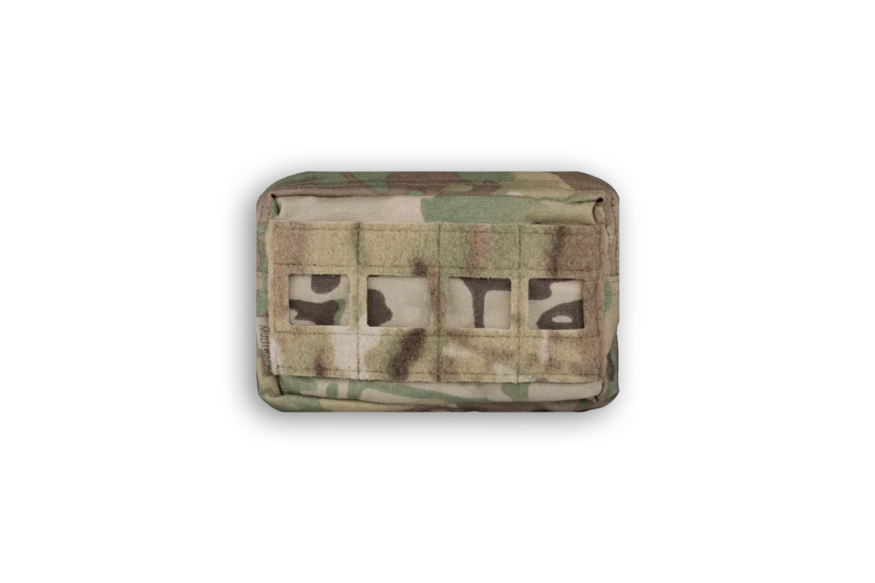 Warrior Assault Systems Laser Cut Small Horizontal Utility Pouch - MultiCam - Front