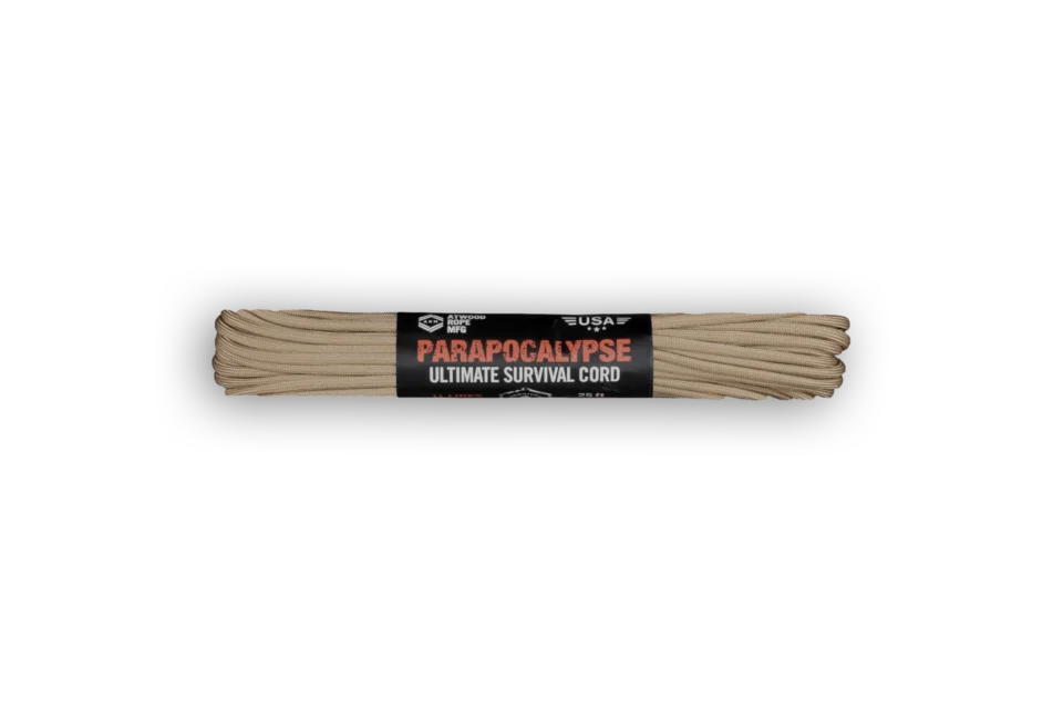 Atwood Rope 625 Parapocalypse Survival Cord - Tan - 25 Feet - Front