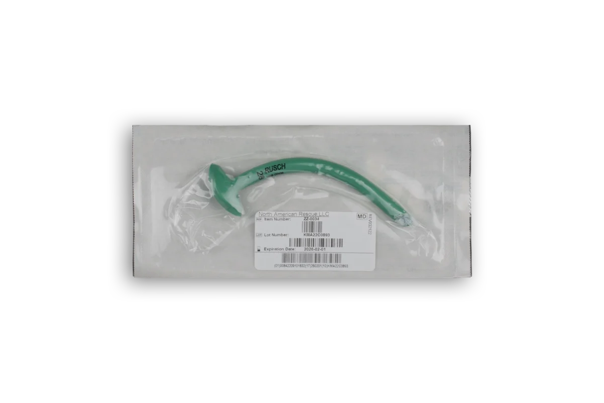 North American Rescue Nasopharyngeal Airway - 28FR - Packaged Front