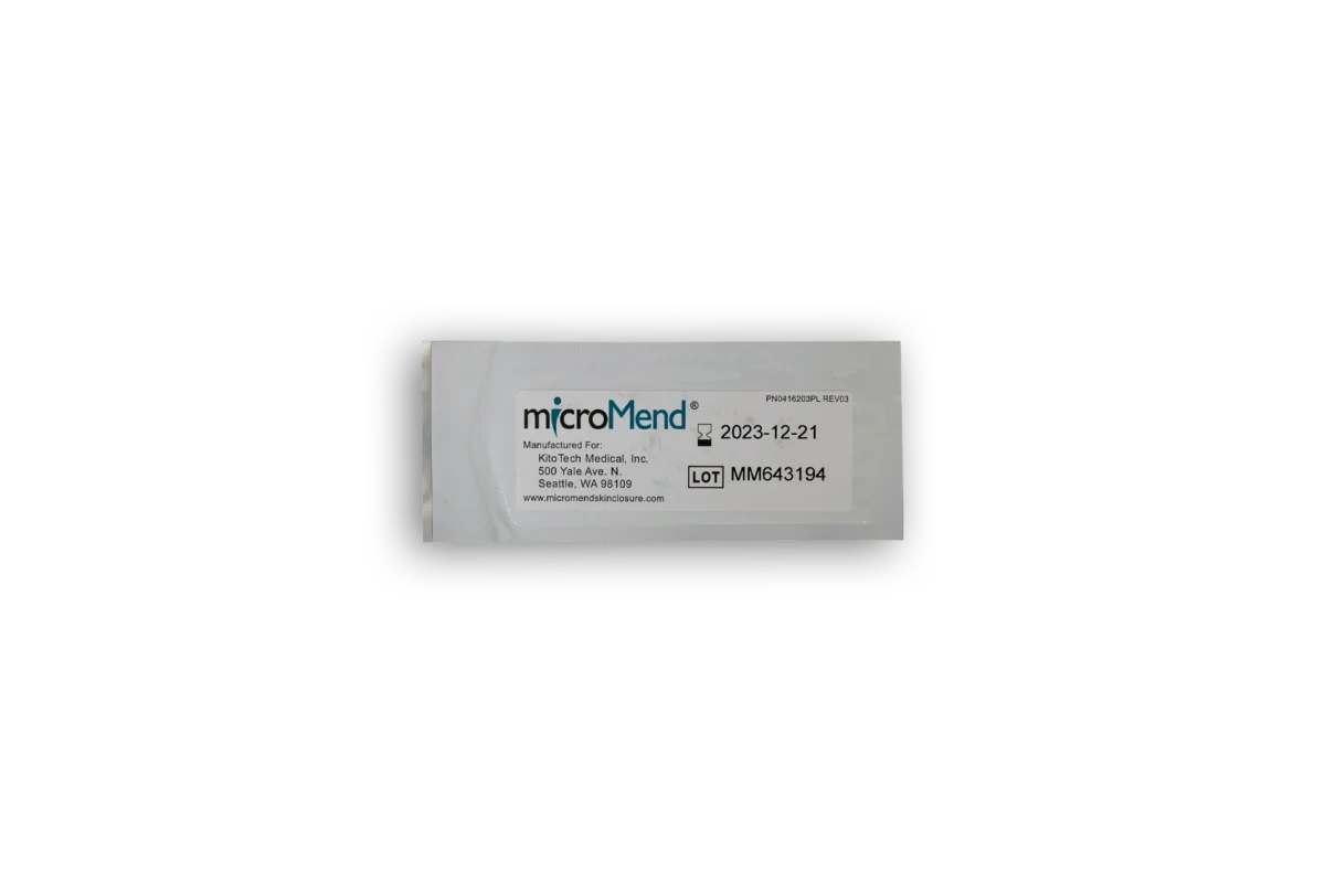 microMend Pro Skin Closure Device - Medium - Package - Back
