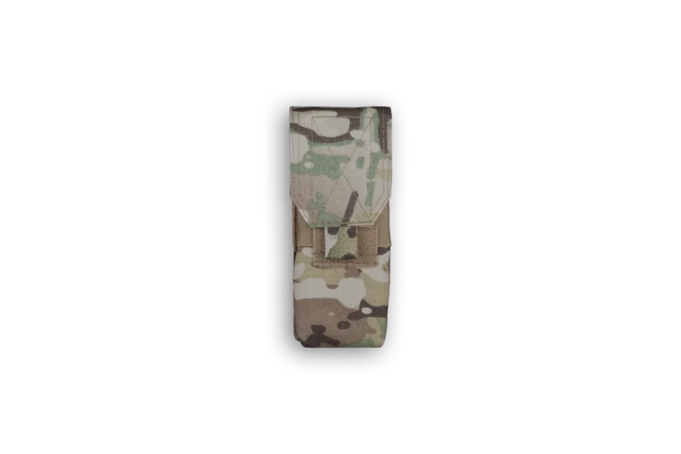 Warrior Assault Systems Single Covered 556 Pouch - MultiCam - Front