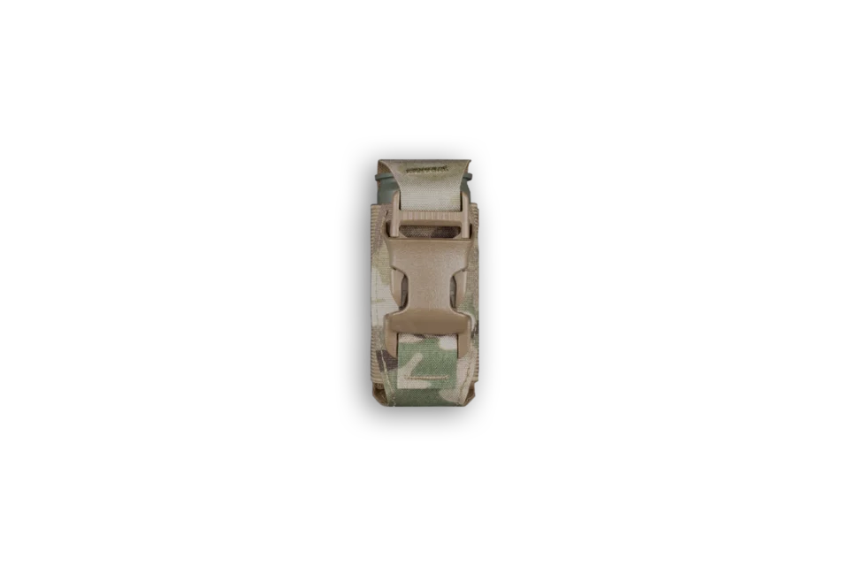 Warrior Assault Systems Single 40mm Flash Bang Pouch - MultiCam - Front