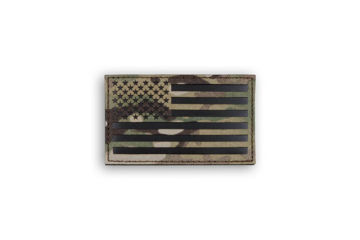 American Flag Patch - MultiCam - 3x5 - Front