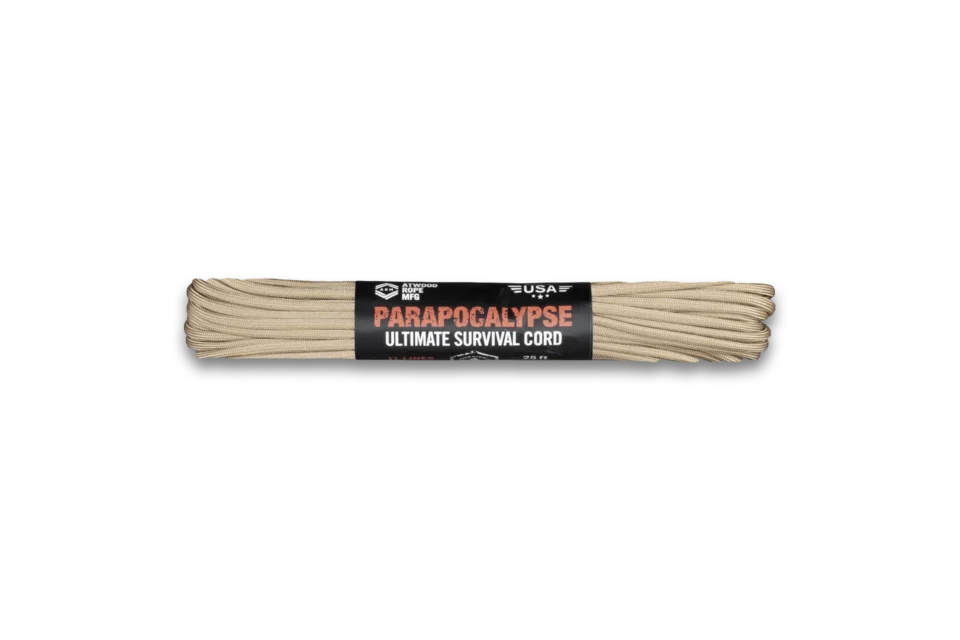 Atwood Rope 625 Parapocalypse Survival Cord - Tan - 25 Feet - Front