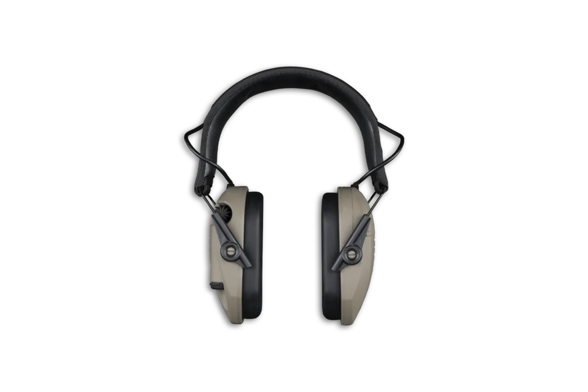 Walkers Razor Slim Electronic Ear Muffs - FDE - Back