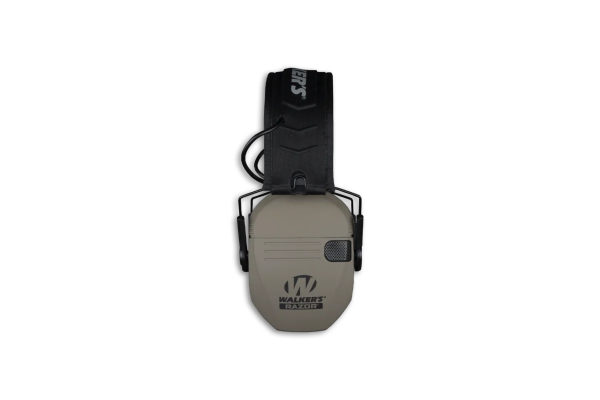 Walkers Razor Slim Electronic Ear Muffs - FDE - Side