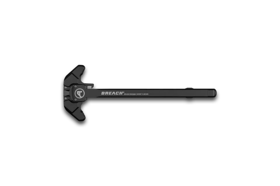 Aero Precision AR15 Breach Charging Handle - Small Lever - Black - Top