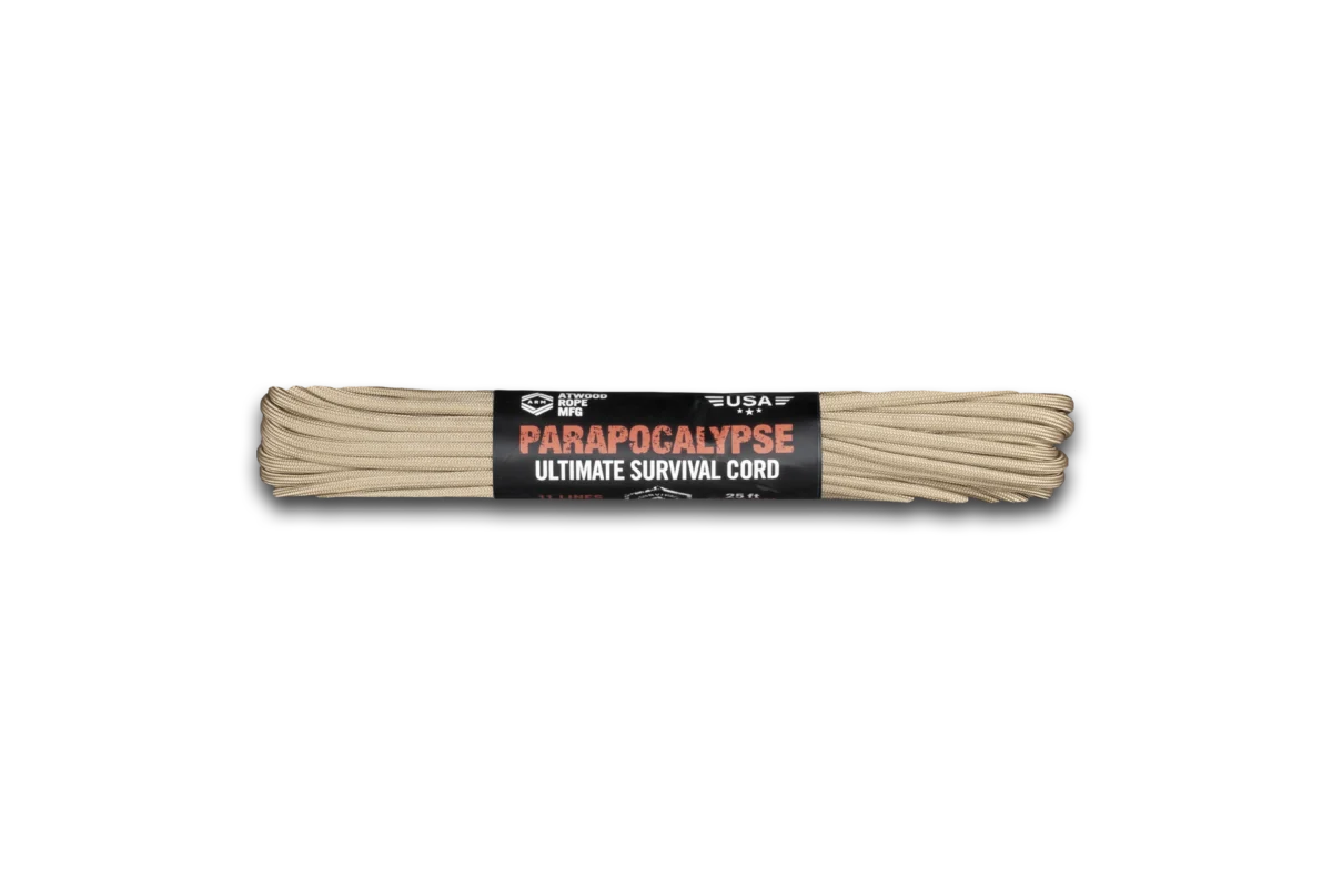 Atwood Rope 625 Parapocalypse Survival Cord - 25 Feet - Tan