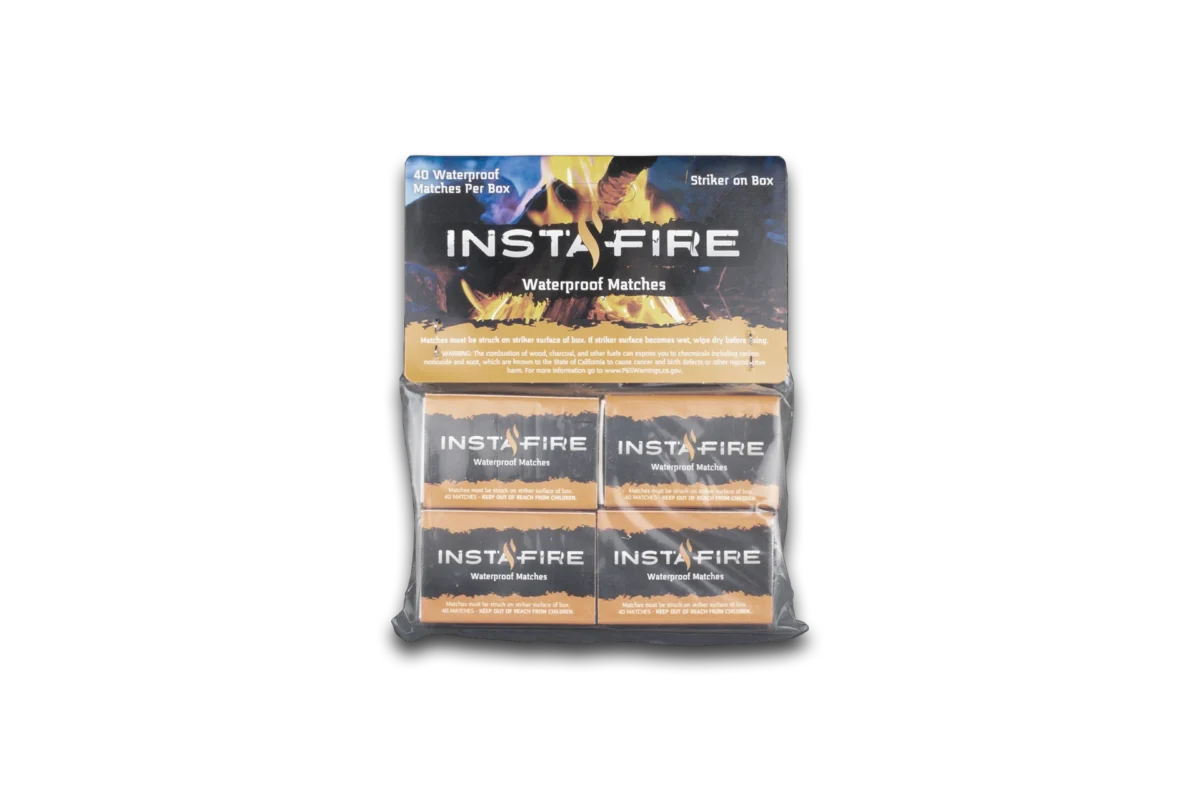 InstaFire Waterproof Matches - Packaged - Front