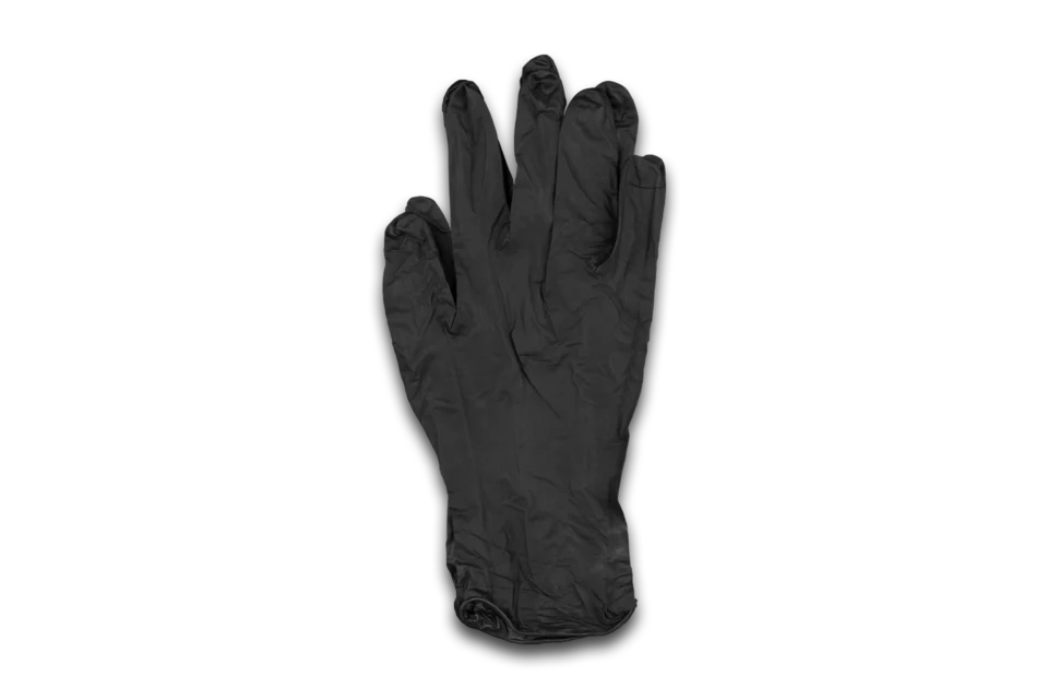 North American Rescue Black Talon Nitrile Gloves - Top