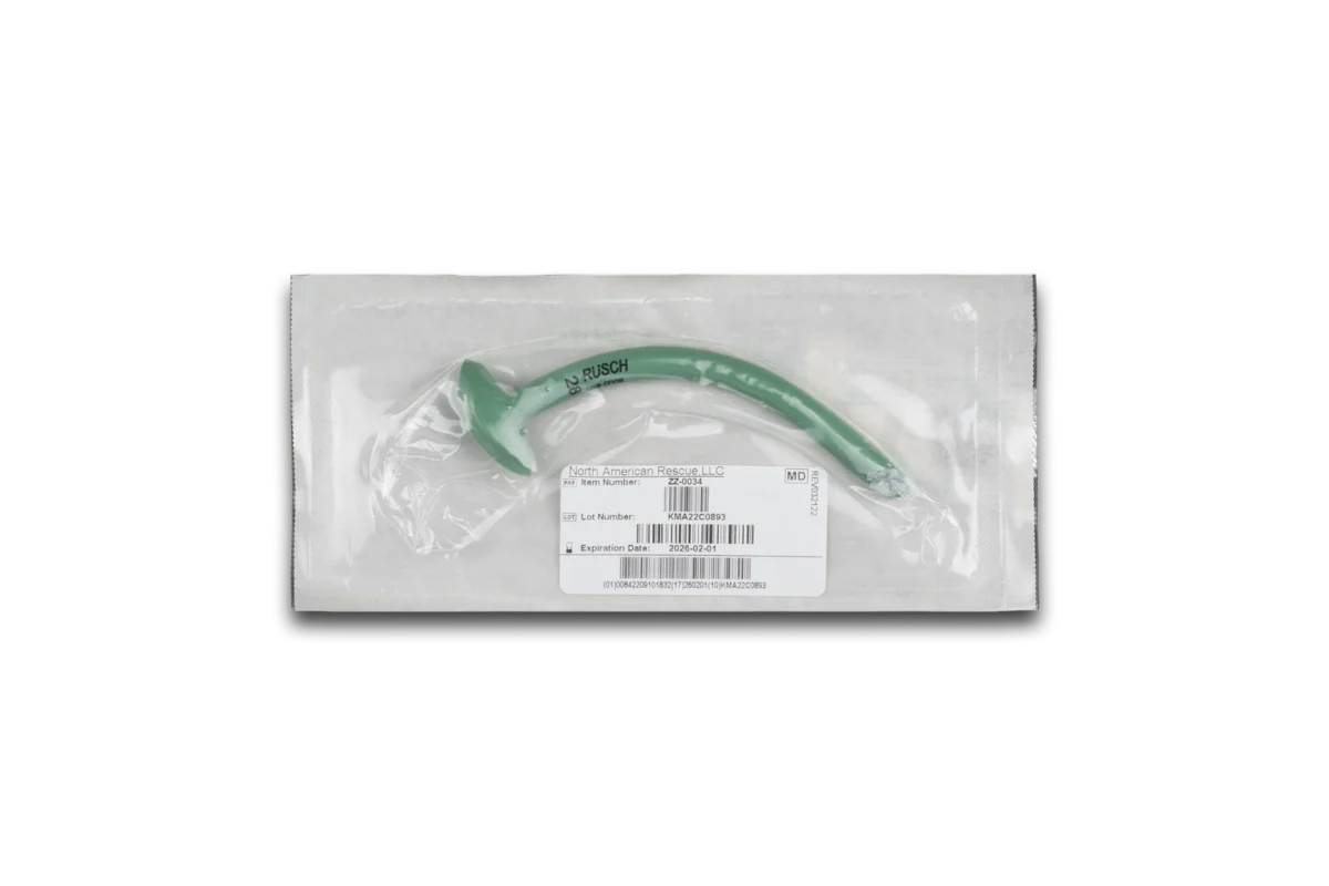 North American Rescue Nasopharyngeal Airway - Packaged - Front