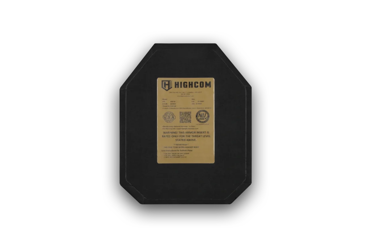 HighCom Armor - Shooter Cut - 10x12 - Back