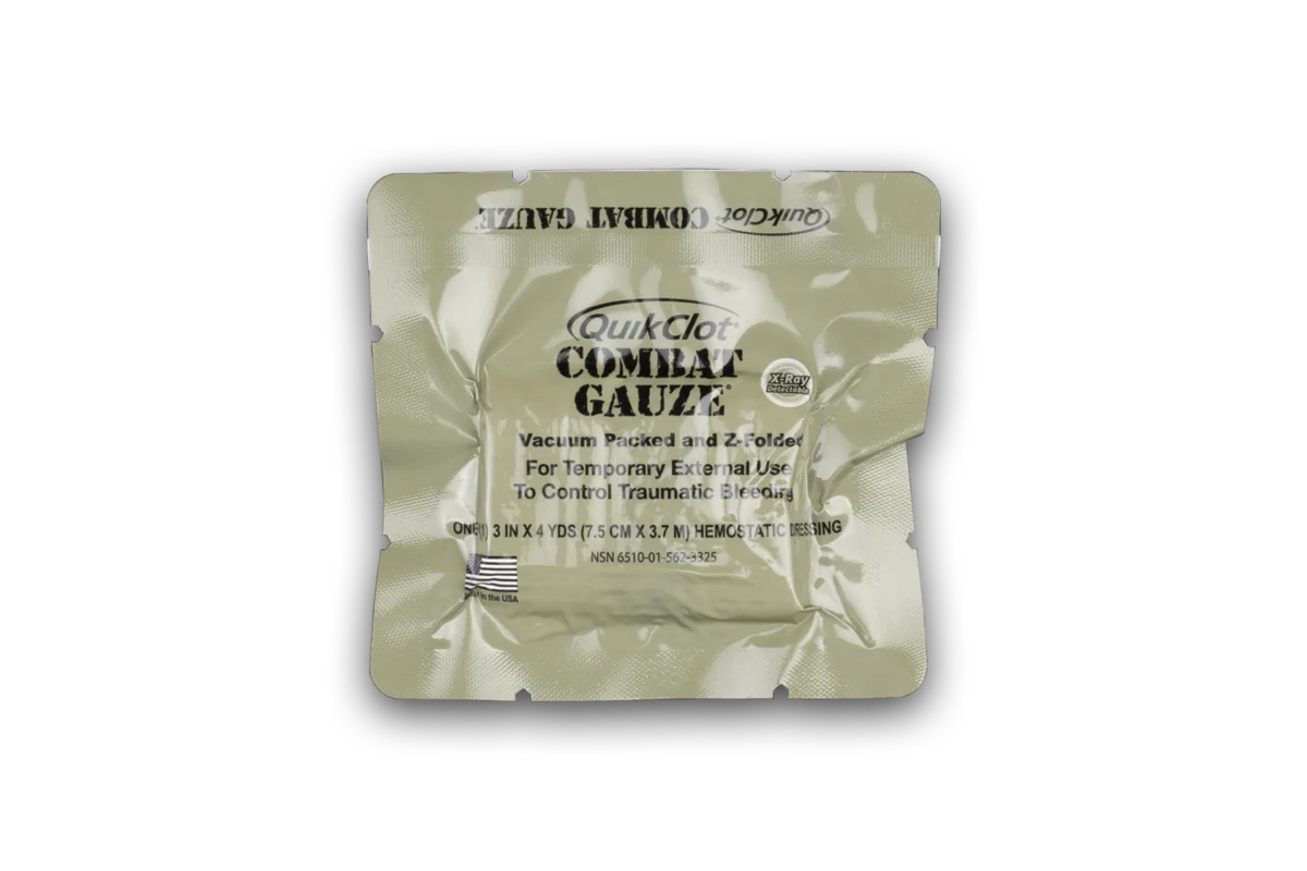 QuikClot Combat Gauze - Packaged