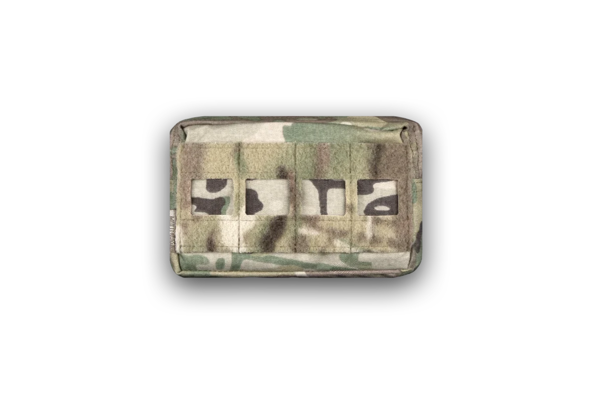 Warrior Assault Systems Laser Cut Small Horizontal Utility Pouch - MultiCam - Front