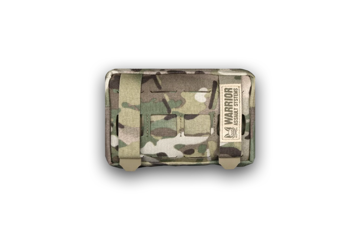 Warrior Assault Systems Laser Cut Small Horizontal Utility Pouch - MultiCam - Back