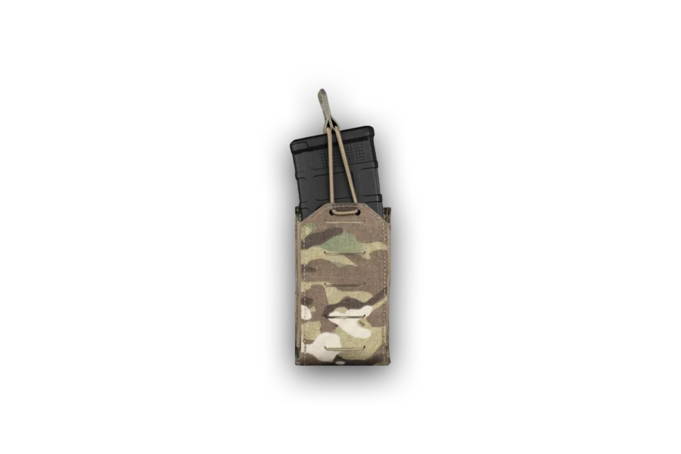 Warrior Assault Systems Single Bungee 556 Pouch - MultiCam - Front