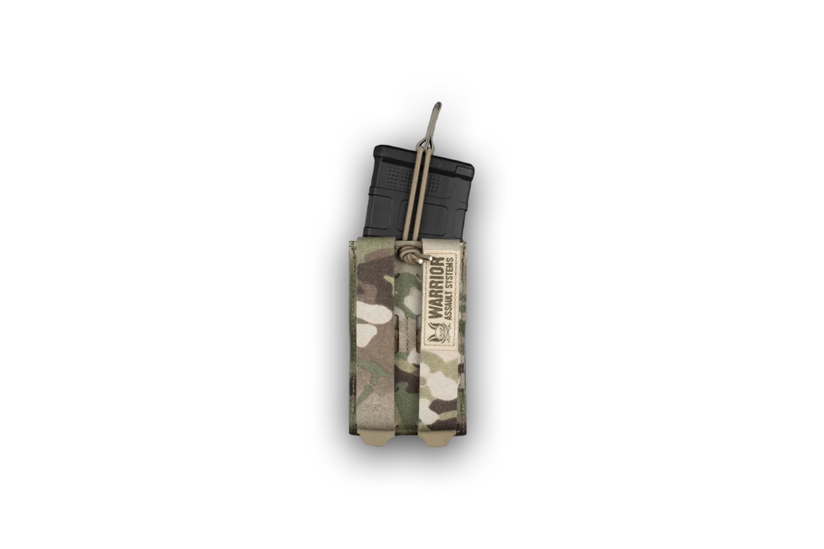 Warrior Assault Systems Single Bungee 556 Pouch - MultiCam - Back