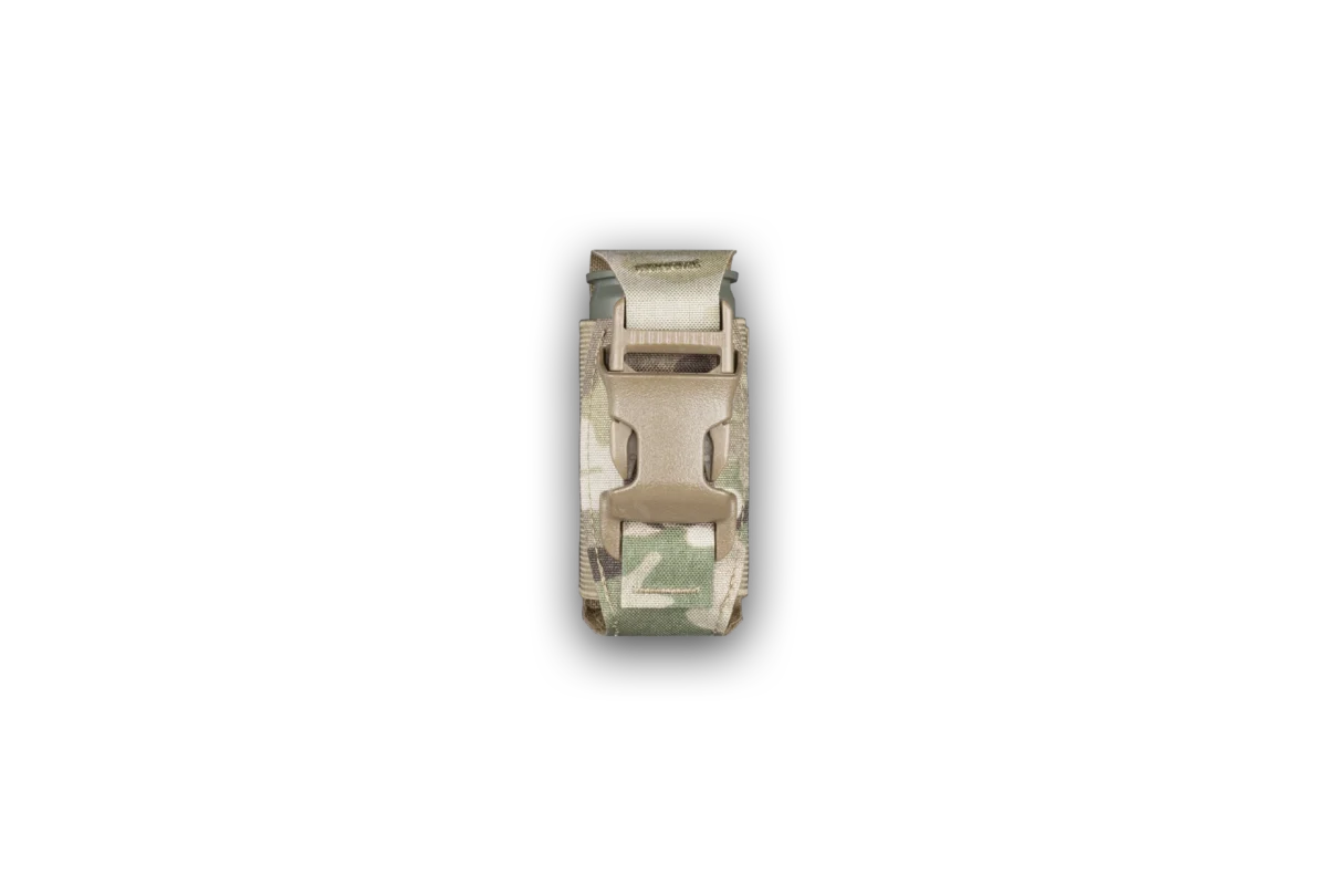 Warrior Assault Systems Single 40mm Flash Bang Pouch - MultiCam - Front