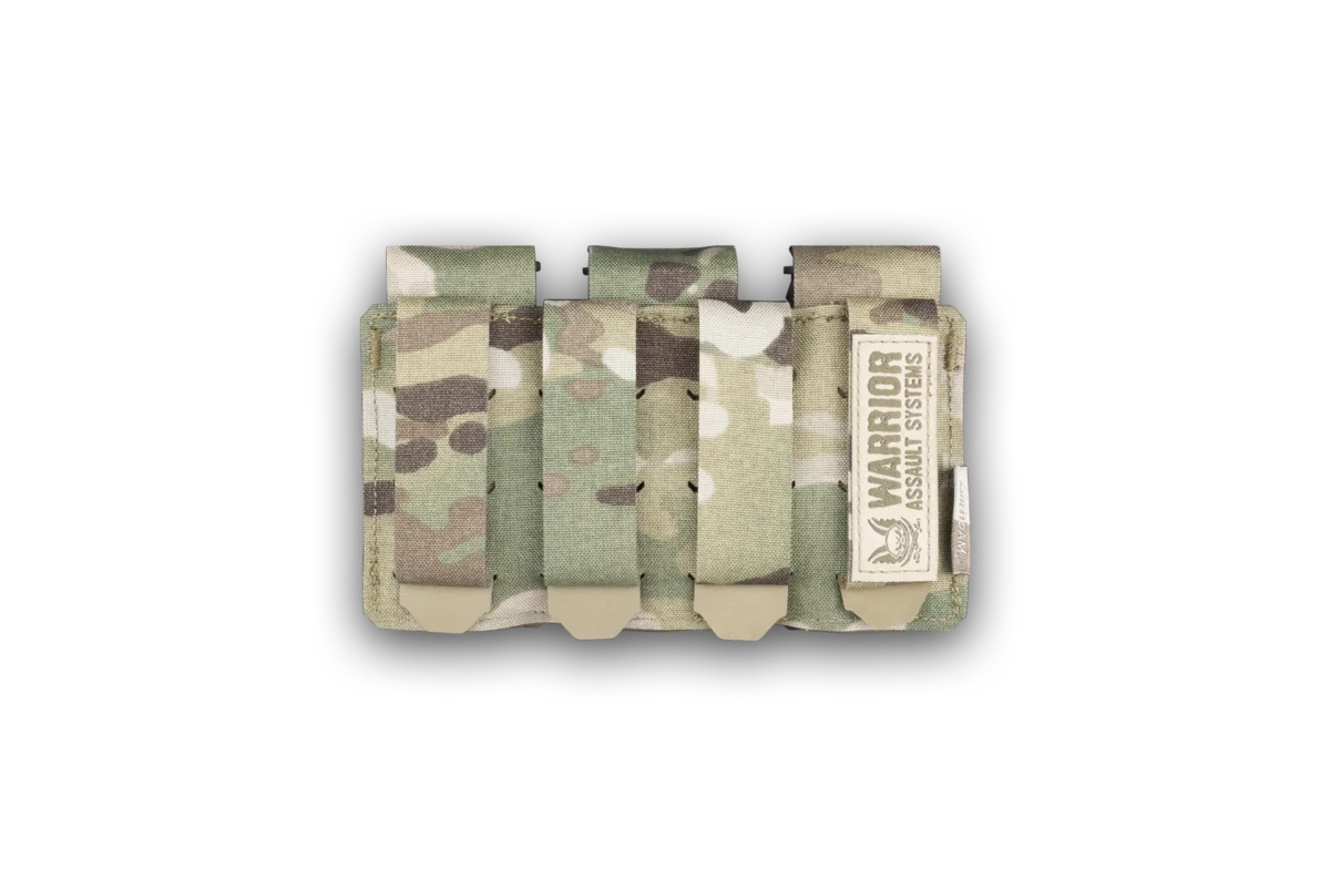 Warrior Assault Systems Triple 40mm Flash Bang Pouch - MultiCam - Back