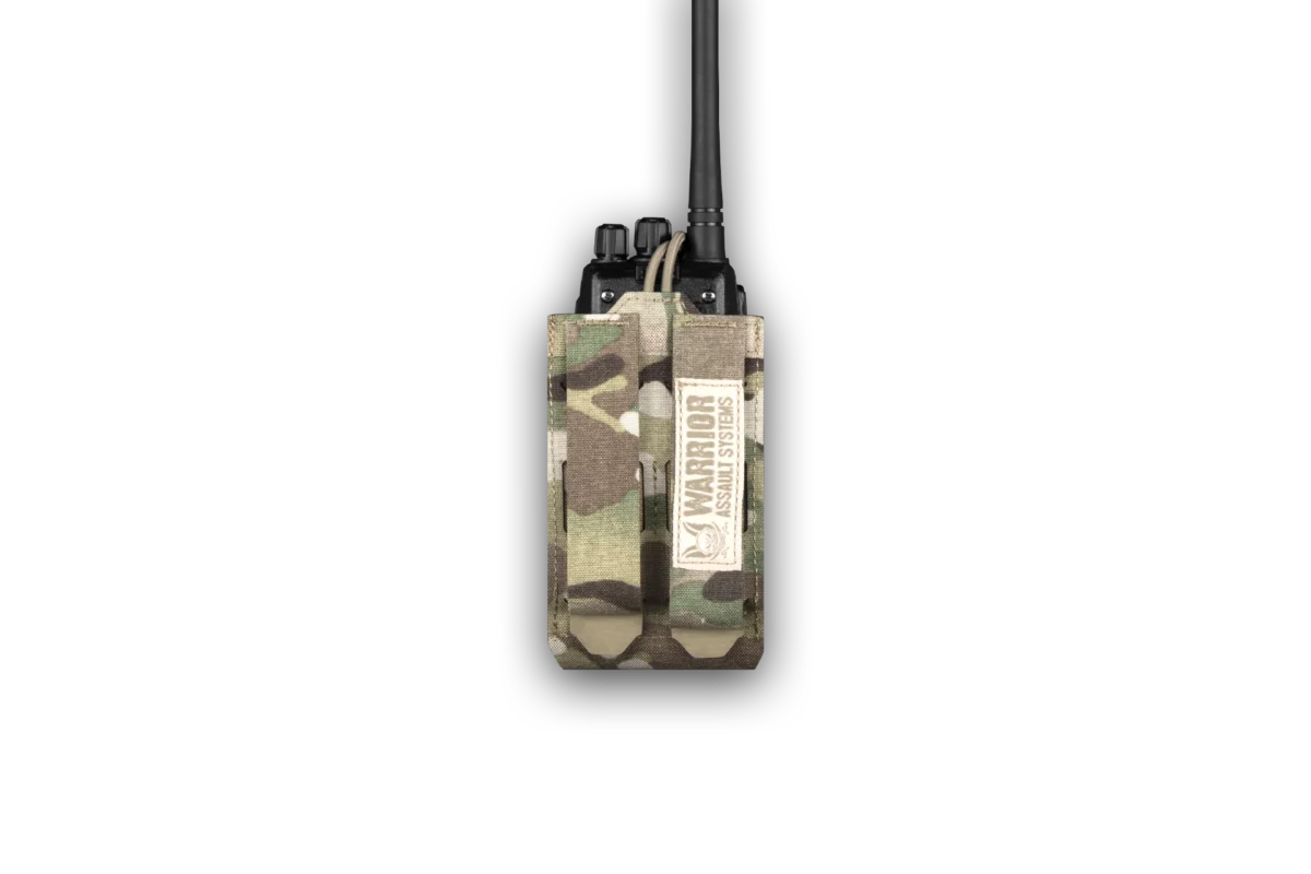 Warrior Assault Systems Adjustable Radio Pouch - MultiCam - Back