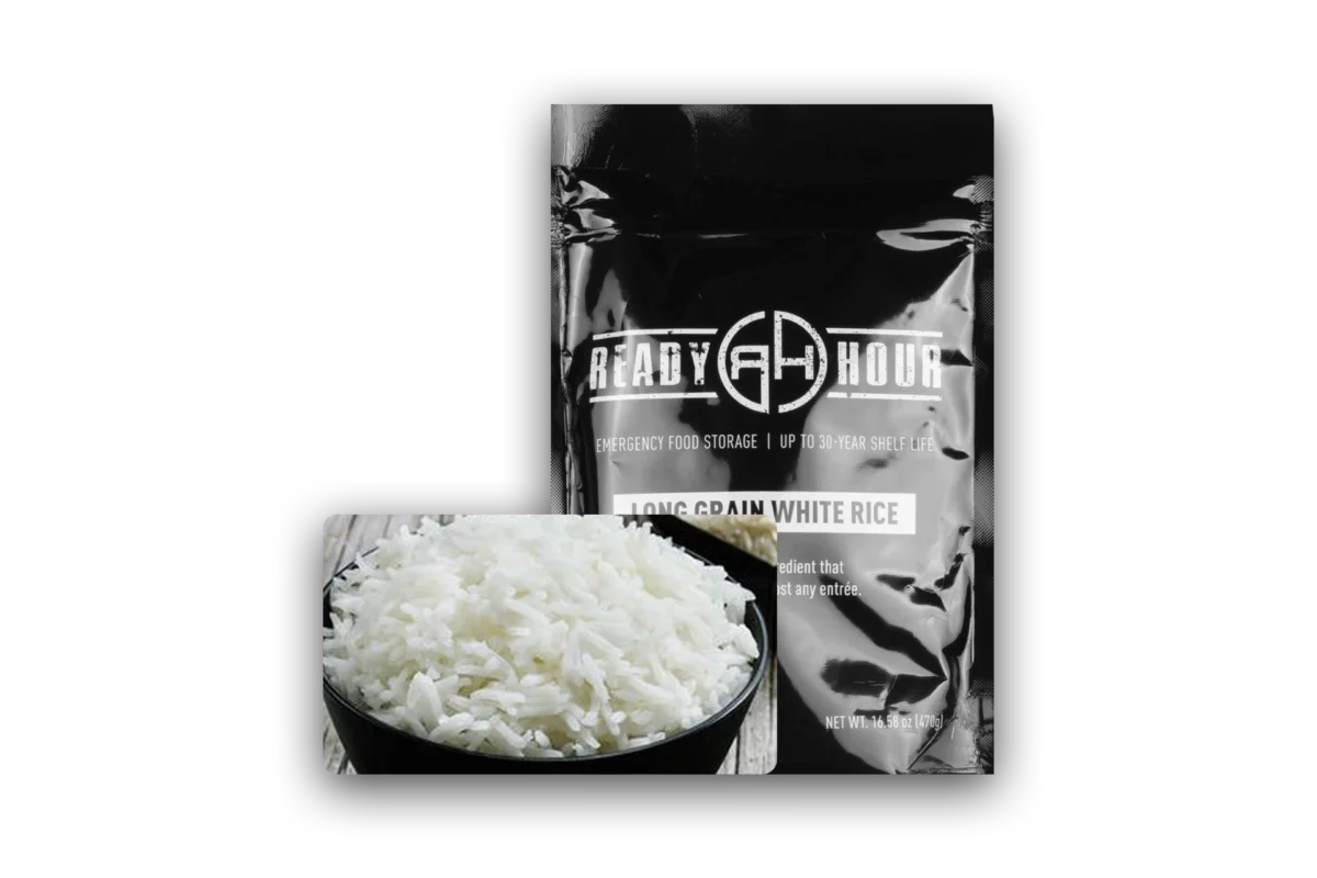 Ready Hour Long Grain White Rice - Pouch Front