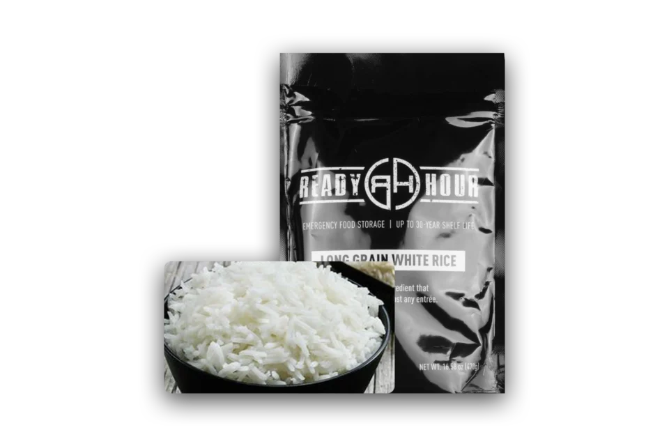 Ready Hour Long Grain White Rice - Pouch Front